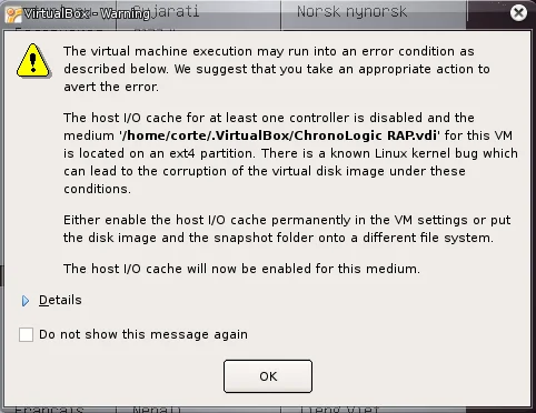 VirtualBox error